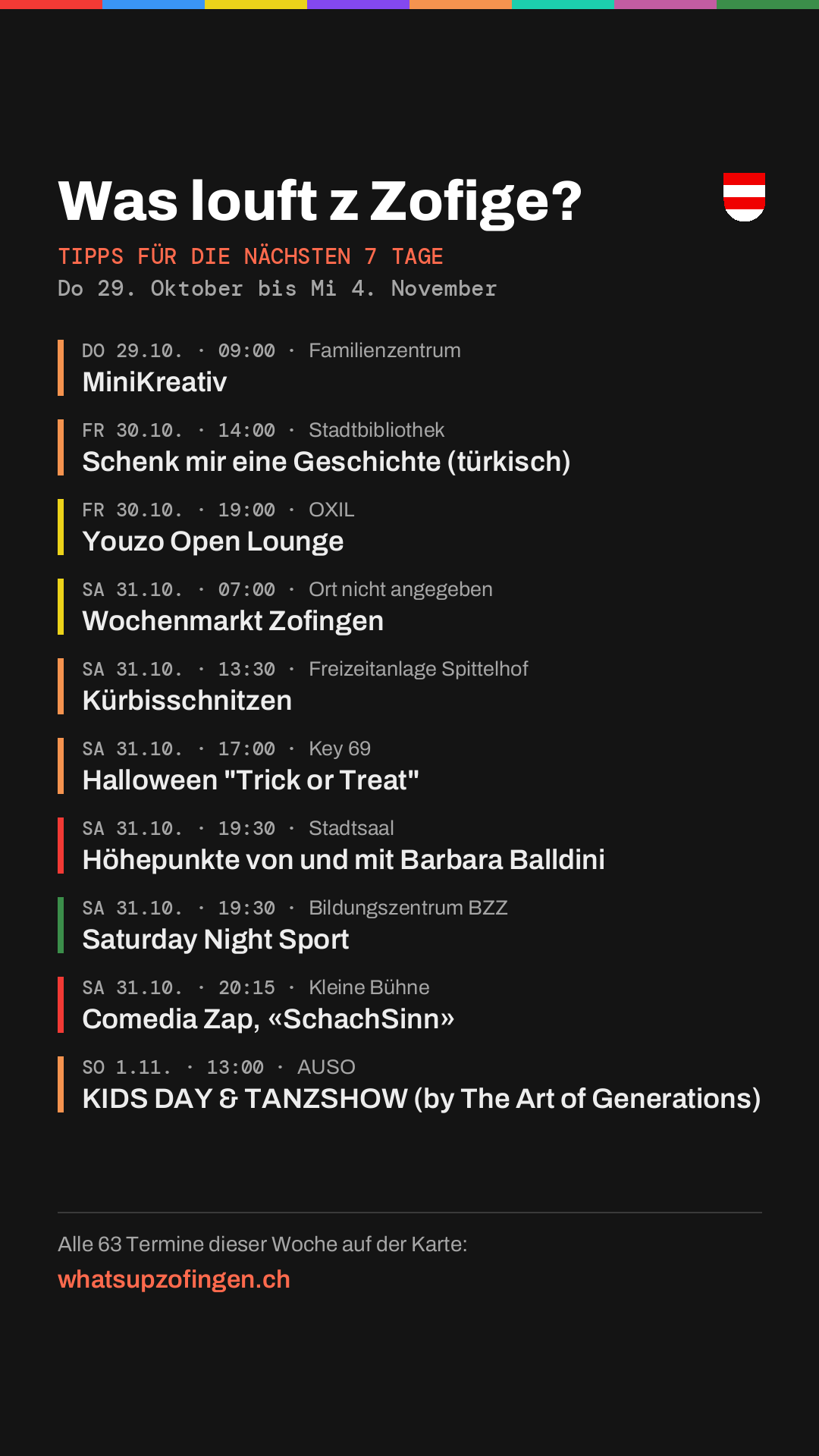 Wochenbild für Story und WhatsApp-Status